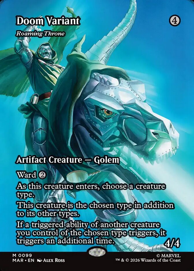 Roaming Throne, Marvel Universe Card Art
