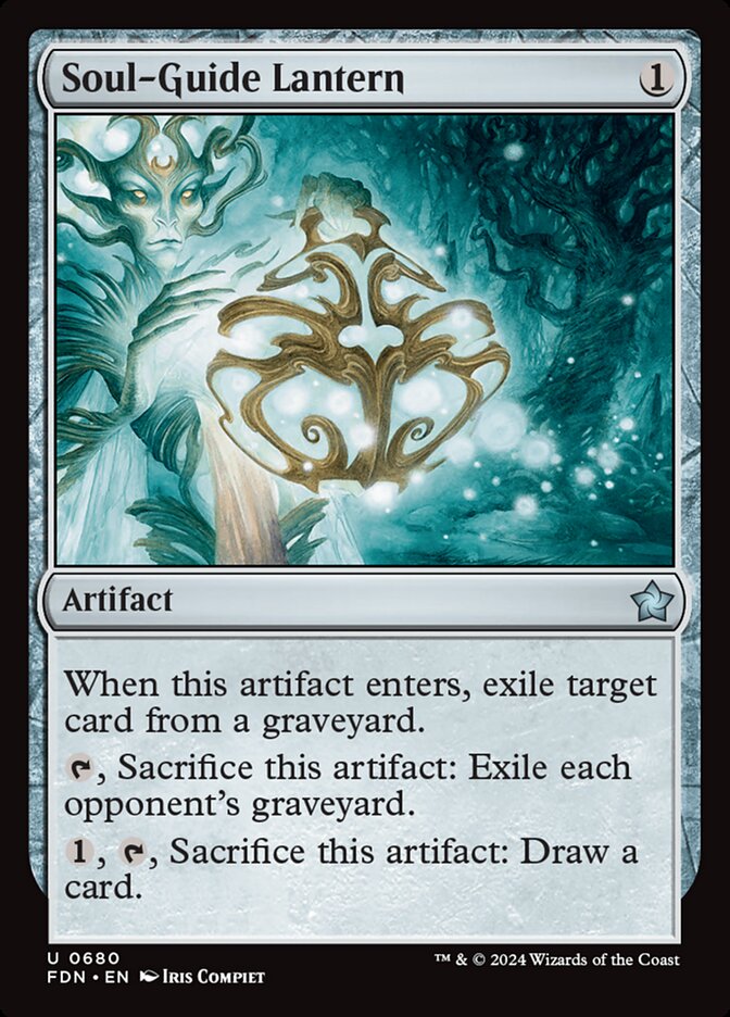 Soul-Guide Lantern, Foundations Card Art