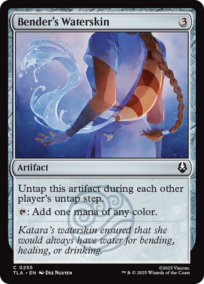 Bender's Waterskin, Avatar: The Last Airbender Card Art
