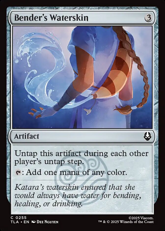 Bender's Waterskin, Avatar: The Last Airbender Card Art