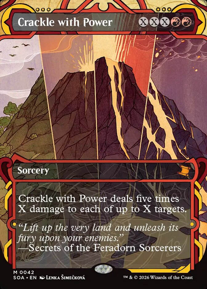 Crackle with Power, Secrets Of Strixhaven Mystical Archive Card Art