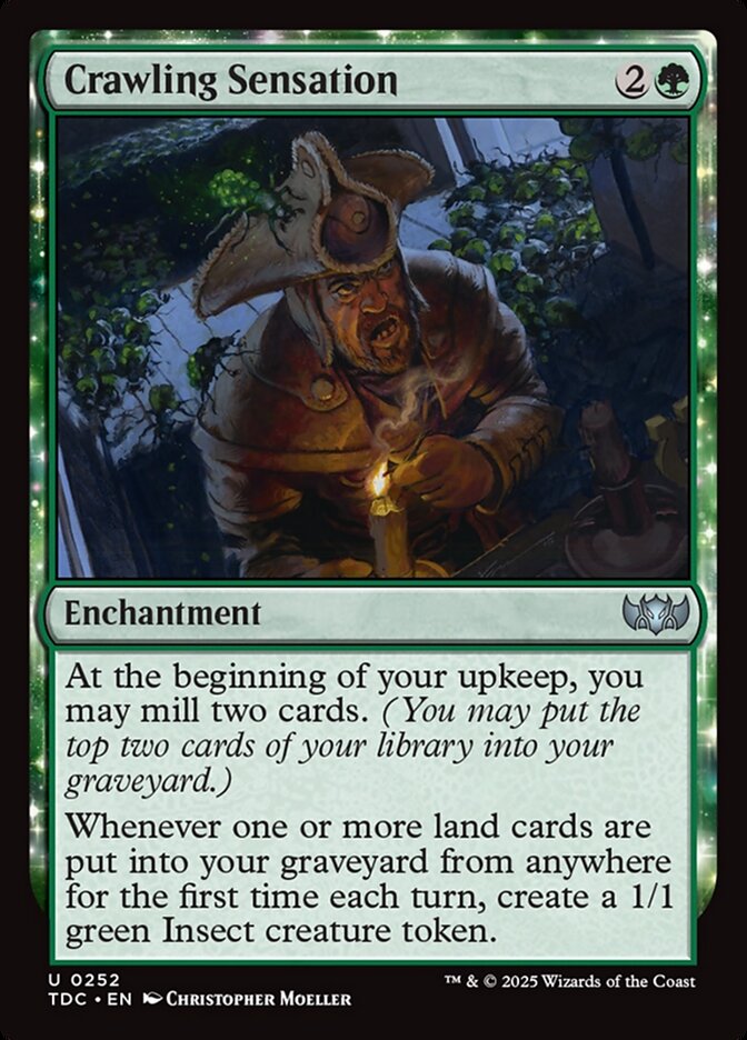 Crawling Sensation, Tarkir: Dragonstorm Commander Card Art