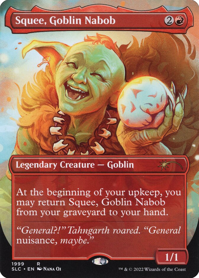 Squee, Goblin Nabob, Secret lair 30th anniversary countdown kit Card Art