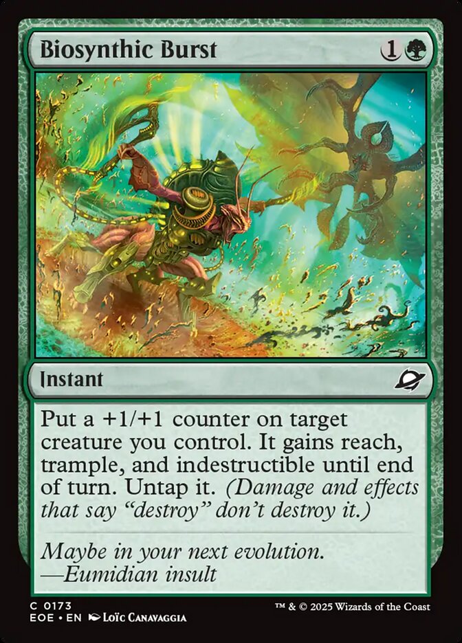Biosynthic Burst, Edge Of Eternities Card Art