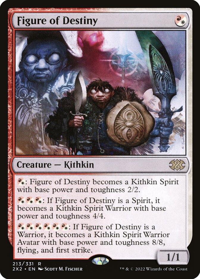 Figure of Destiny, Double masters 2022 Card Art