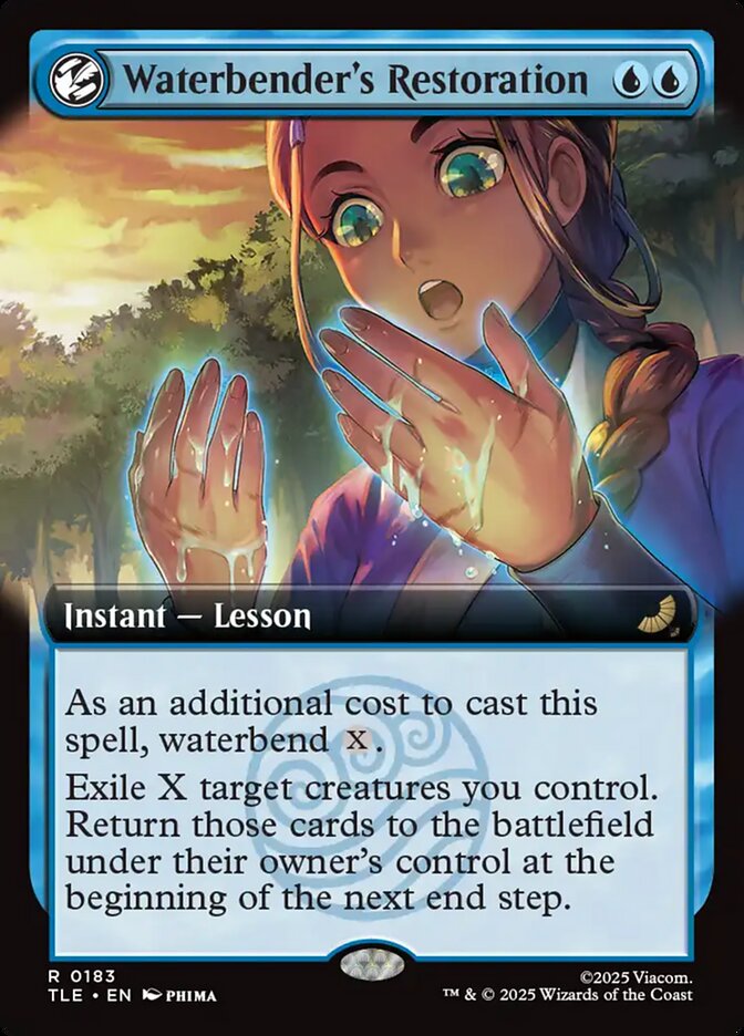 Waterbender's Restoration, Avatar: The Last Airbender Eternal Card Art