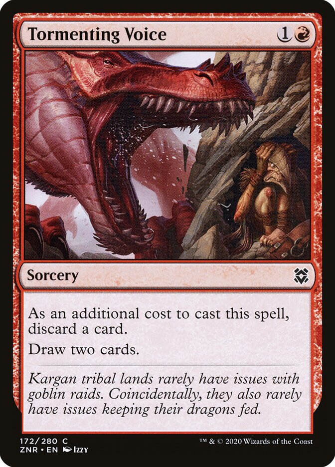 Tormenting Voice, Zendikar Rising Card Art