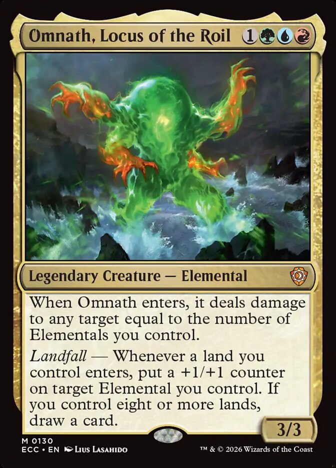 Omnath, Locus of the Roil, Lorwyn Eclipsed Commander Card Art