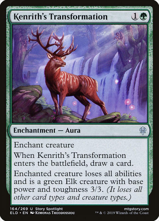 Kenrith's Transformation, Throne of eldraine Card Art
