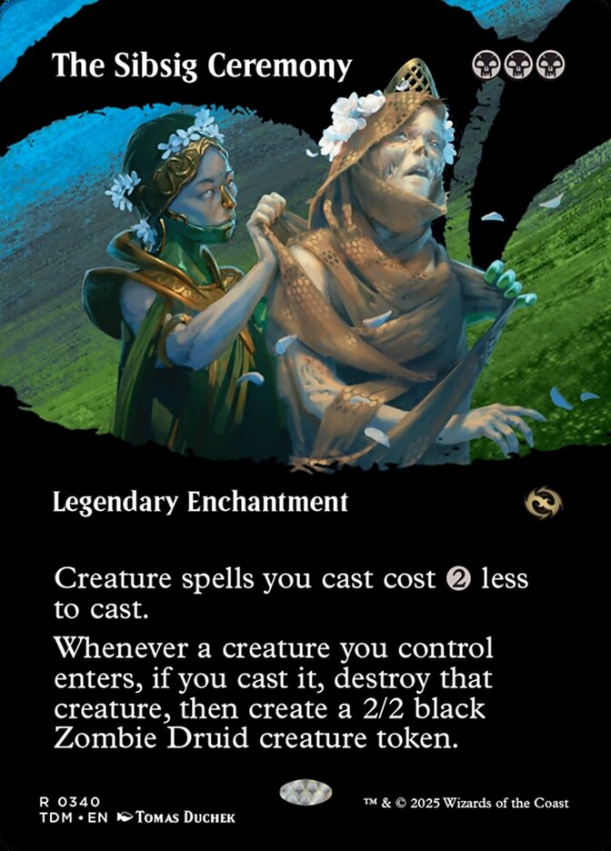 The Sibsig Ceremony, Tarkir: dragonstorm Card Art