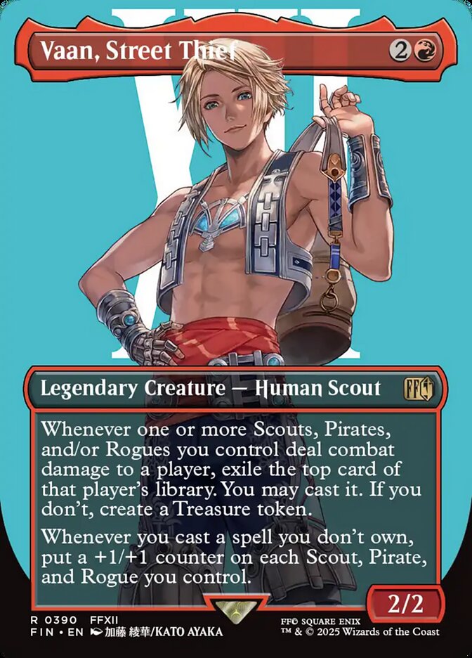 Vaan, Street Thief, Final fantasy Card Art