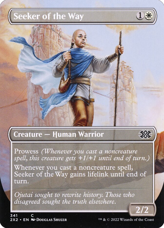 Seeker of the Way, Double masters 2022 Card Art
