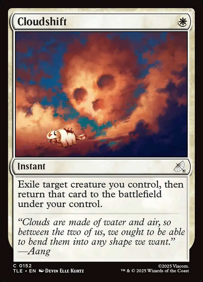 Cloudshift, Avatar: The Last Airbender Eternal Card Art