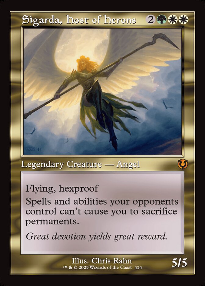 Sigarda, Host of Herons, Innistrad Remastered Card Art