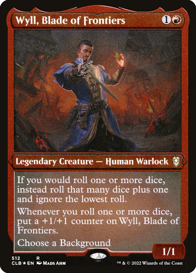 Wyll, Blade of Frontiers - Etched Foil