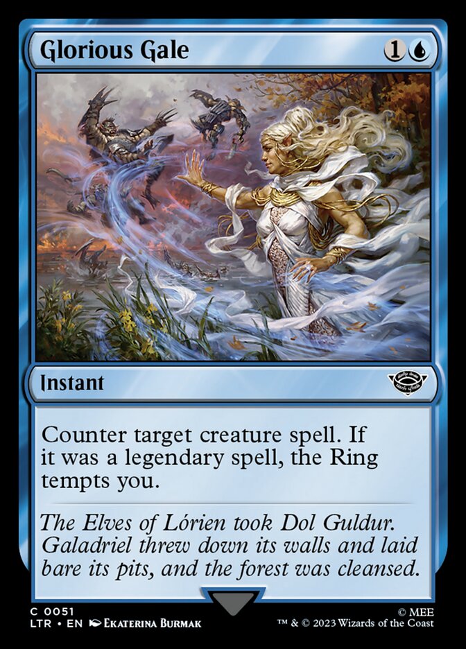 Glorious Gale, The Lord Of The Rings: Tales Of Middle-Earth Card Art