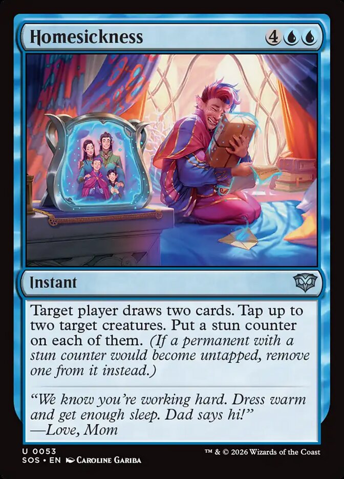 Homesickness, Secrets Of Strixhaven Card Art
