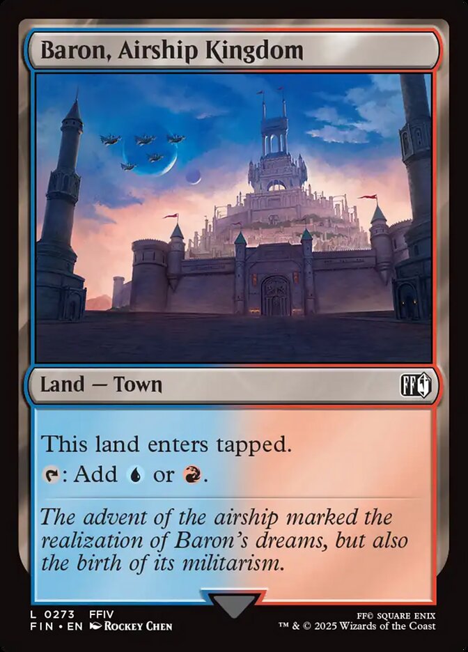 Baron, Airship Kingdom, Final fantasy Card Art