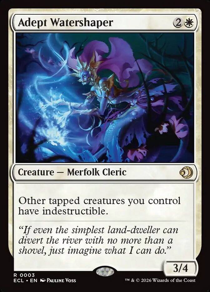 Adept Watershaper, Lorwyn Eclipsed Card Art
