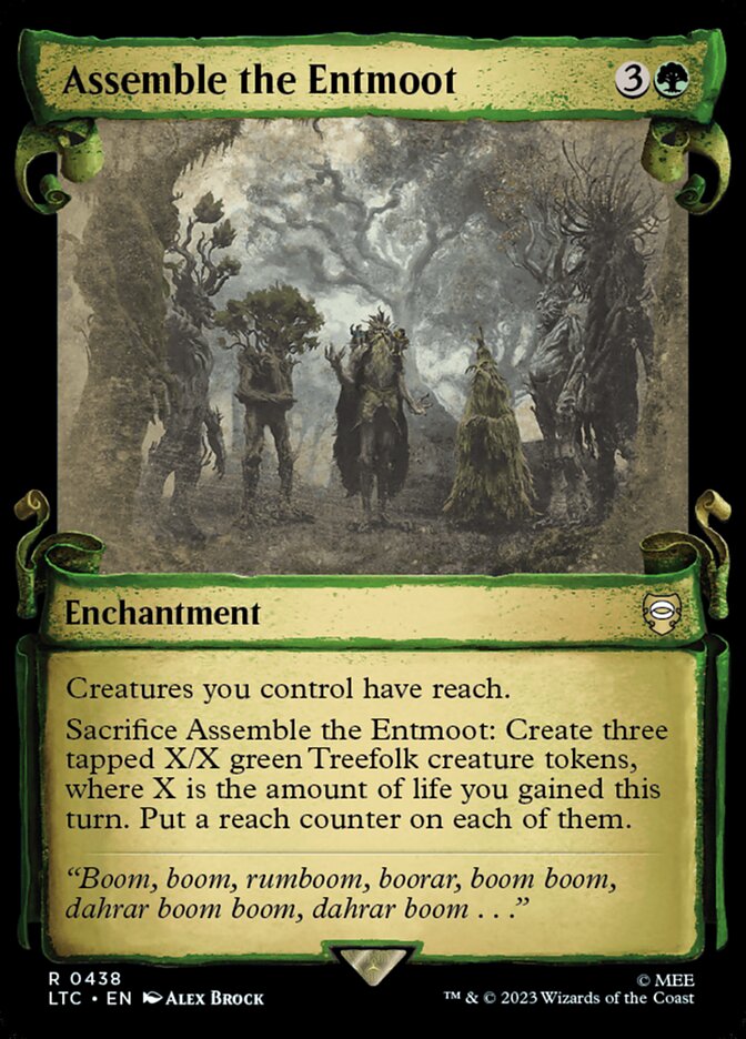 Assemble the Entmoot, Tales Of Middle-Earth Commander Card Art