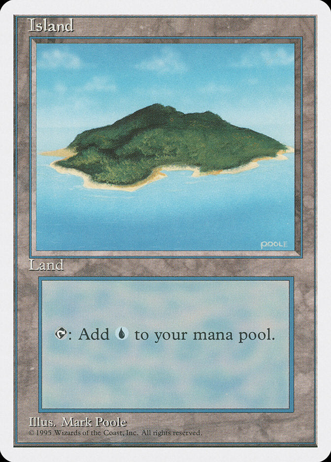 Island, Fourth edition Card Art