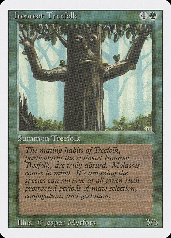 Ironroot Treefolk, Revised edition Card Art