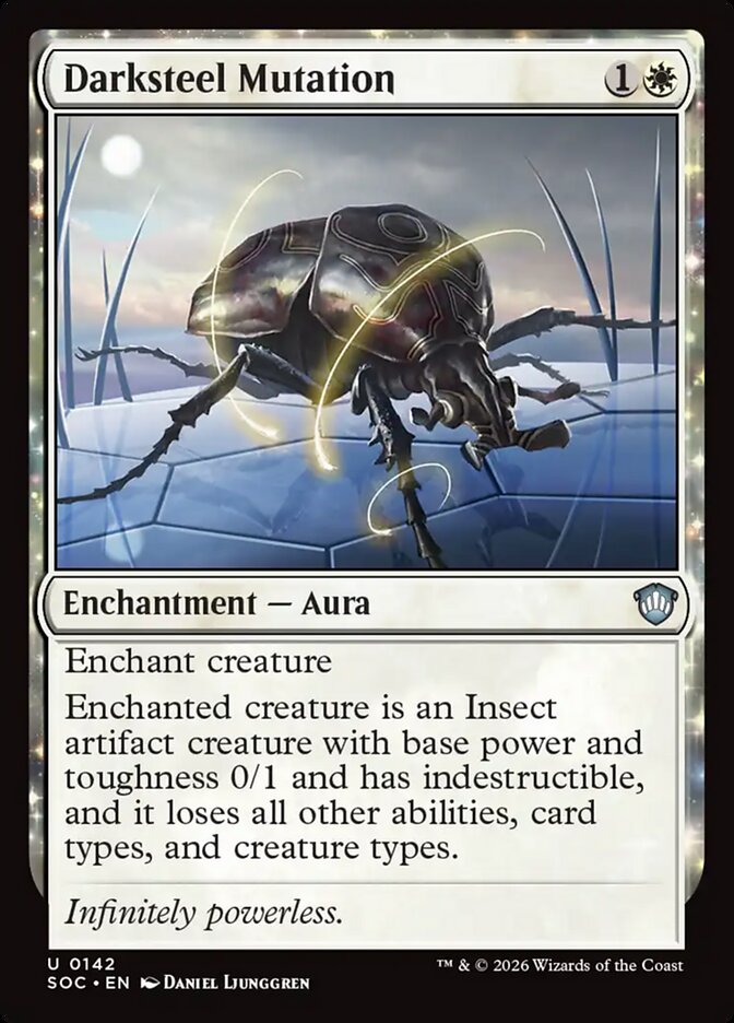 Darksteel Mutation, Secrets Of Strixhaven Commander Card Art
