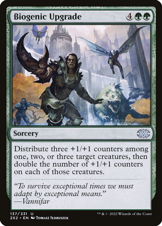 Biogenic Upgrade, Double masters 2022 Card Art