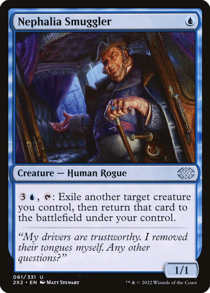 Nephalia Smuggler, Double masters 2022 Card Art