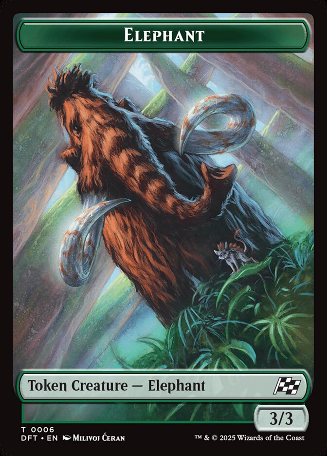 Elephant, Aetherdrift Tokens Card Art