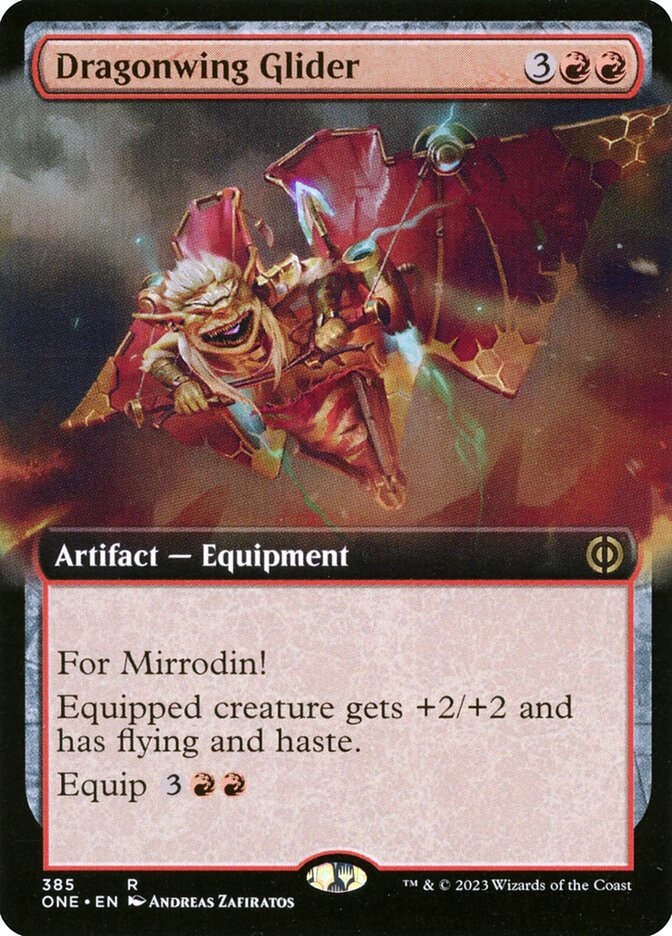 Dragonwing Glider, Phyrexia: all will be one Card Art