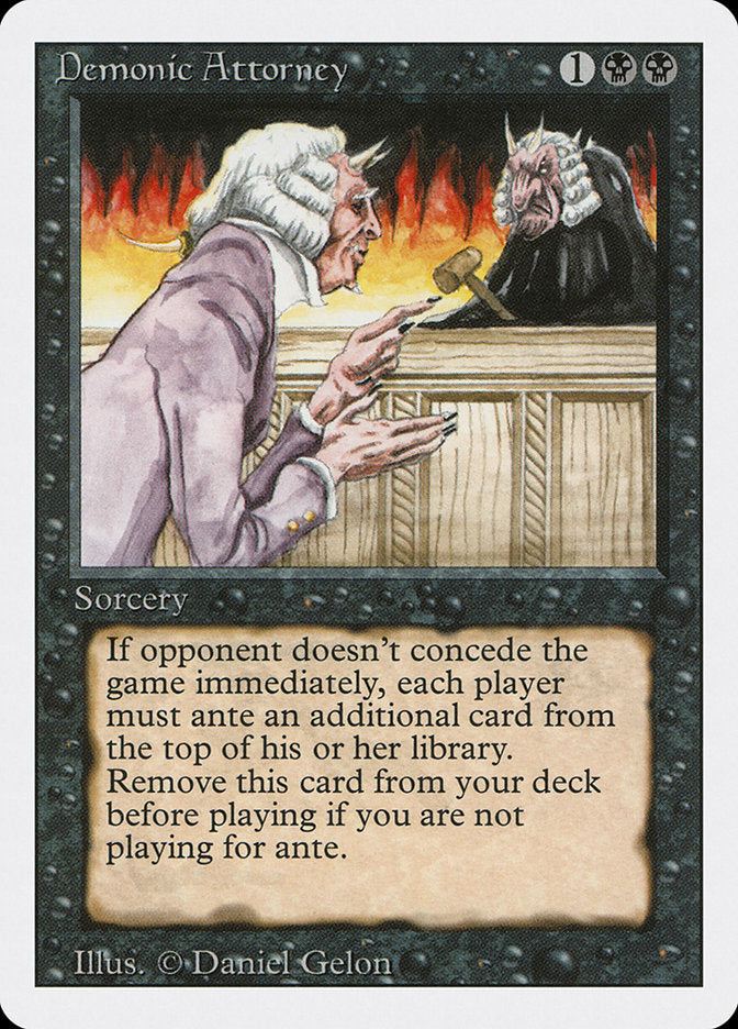 Demonic Attorney, Revised Edition Card Art