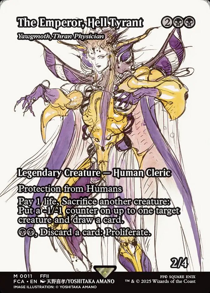 Yawgmoth, Thran Physician, Final fantasy: through the ages Card Art