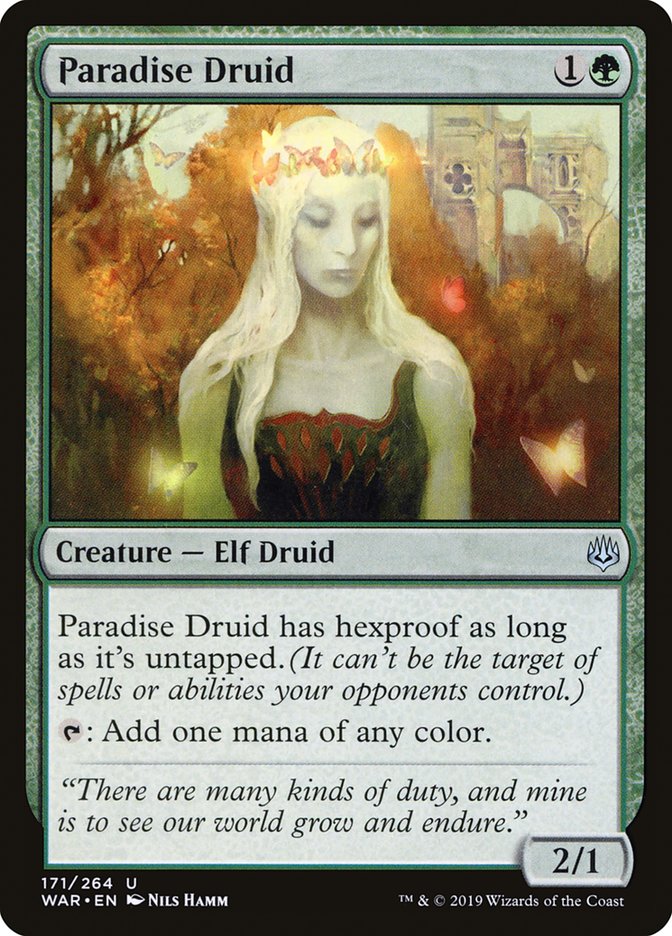 Paradise Druid, War Of The Spark Card Art