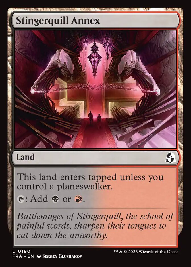 Stingerquill Annex, Reality Fracture Card Art