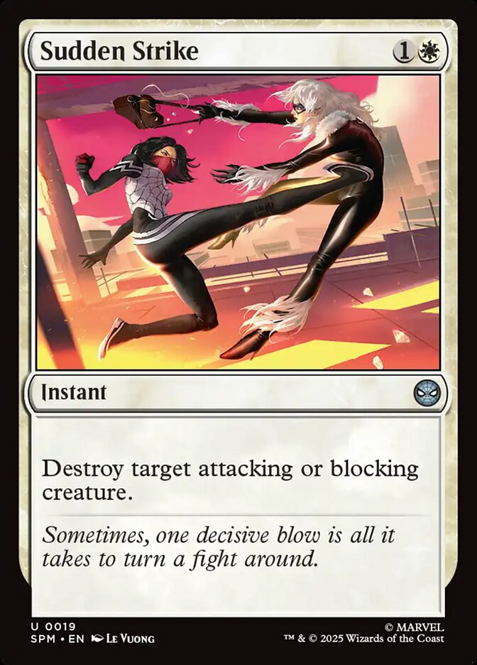 Sudden Strike, Marvel'S Spider-Man Card Art