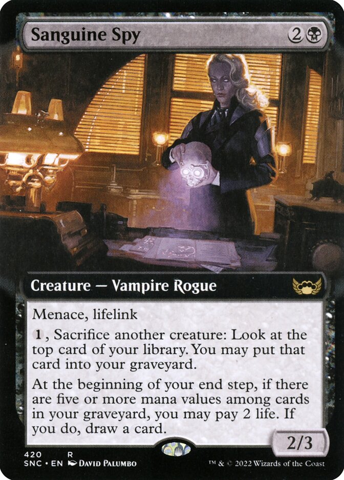 Sanguine Spy, Streets of new capenna Card Art