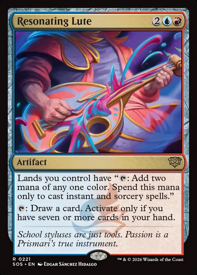 Resonating Lute, Secrets Of Strixhaven Card Art