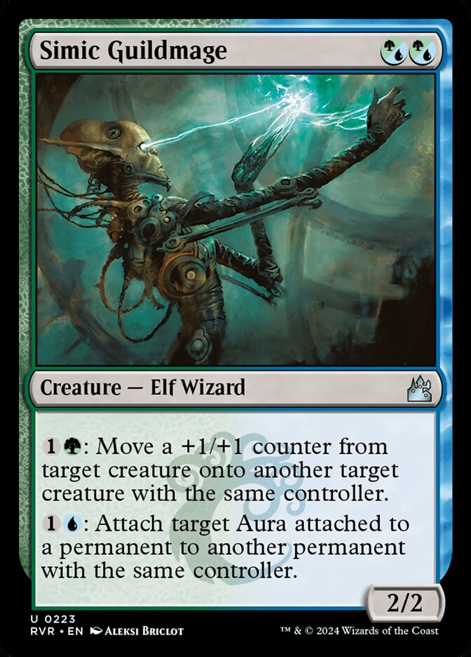Simic Guildmage, Ravnica remastered Card Art