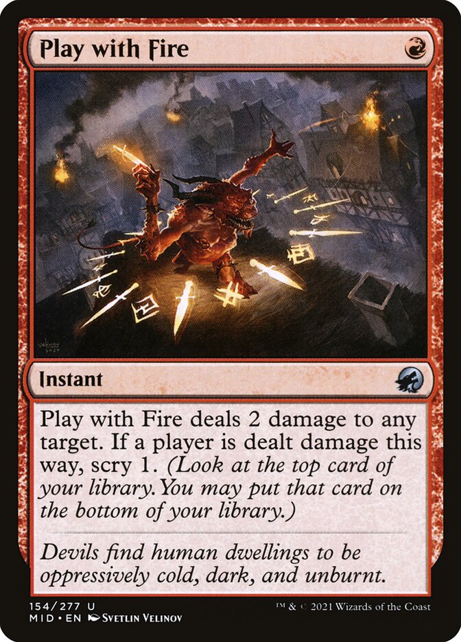 Play with Fire - Foil