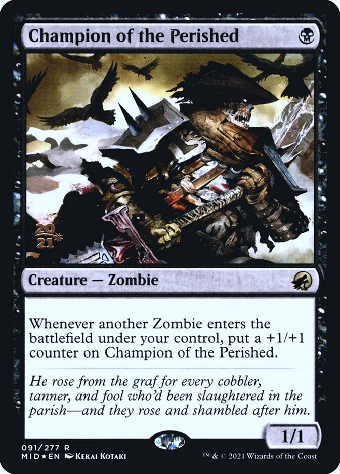Champion of the Perished, Innistrad: midnight hunt promos Card Art