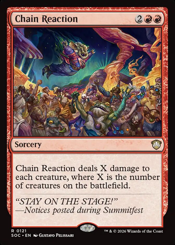 Chain Reaction, Secrets Of Strixhaven Commander Card Art