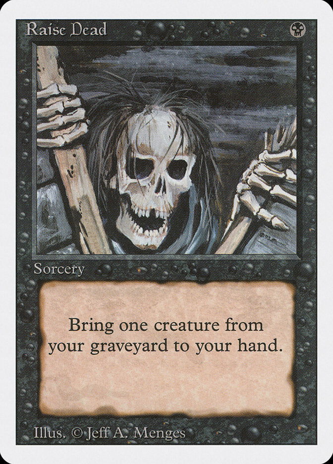 Raise Dead, Revised edition Card Art