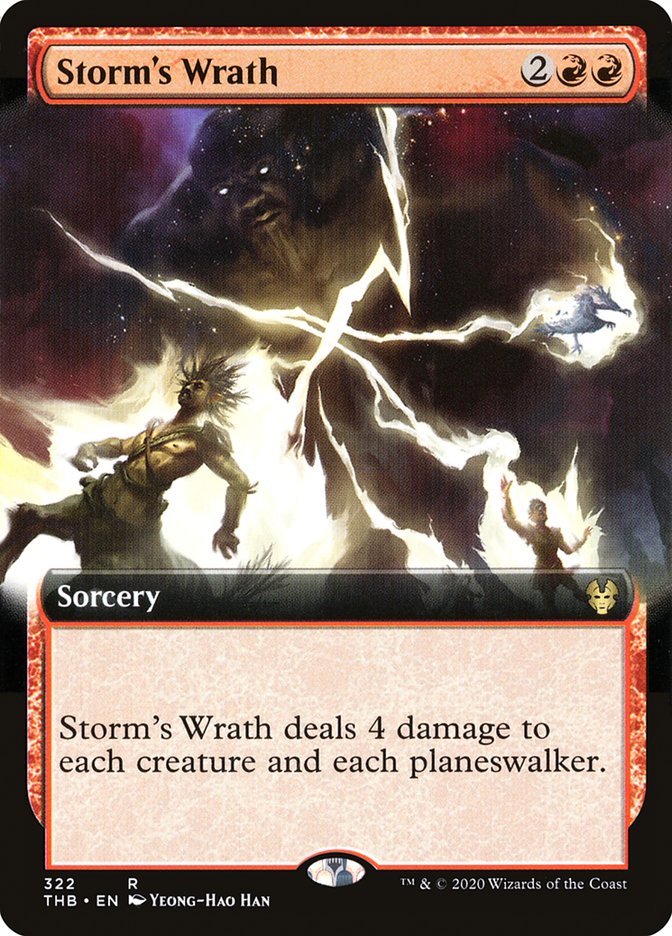 Storm's Wrath, Theros beyond death Card Art