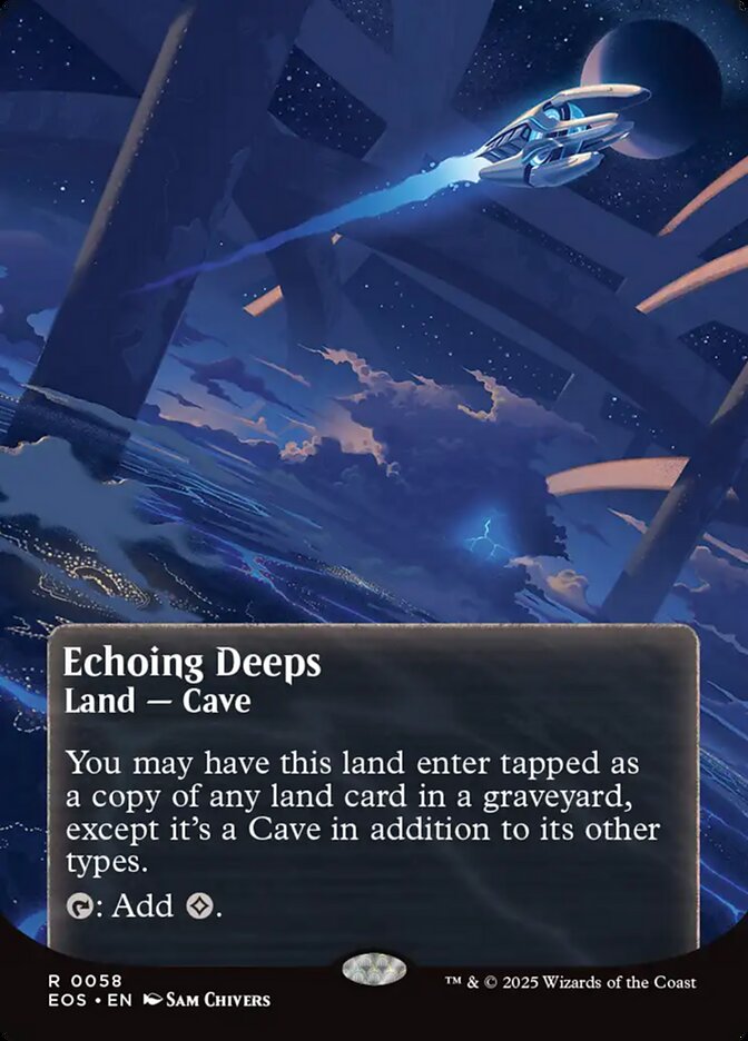 Echoing Deeps, Edge Of Eternities: Stellar Sights Card Art