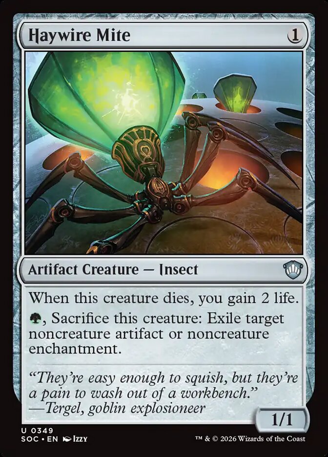 Haywire Mite, Secrets Of Strixhaven Commander Card Art