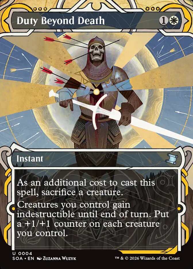 Duty Beyond Death, Secrets Of Strixhaven Mystical Archive Card Art