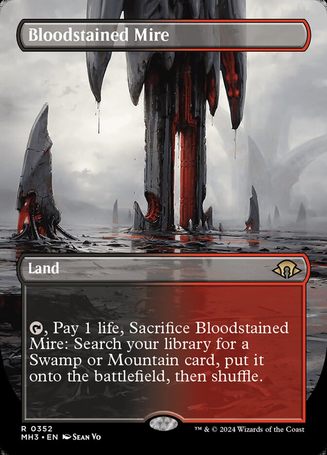 Bloodstained Mire, Modern Horizons 3 Card Art