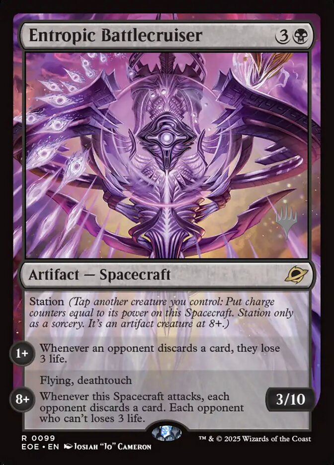 Entropic Battlecruiser, Edge Of Eternities Promos Card Art