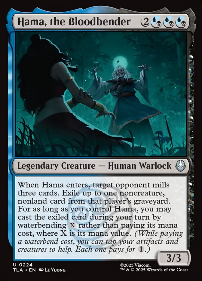 Hama, the Bloodbender, Avatar: The Last Airbender Card Art